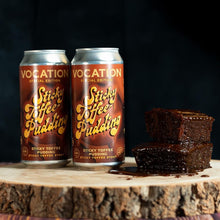 Load image into Gallery viewer, Sticky Toffee Pudding | 5.8% Sticky Toffee Stout 440ml - Vocation Brewery
