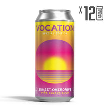 Load image into Gallery viewer, Sunset Overdrive | 5.5% Pina Colada Sour 440ml - Vocation Brewery
