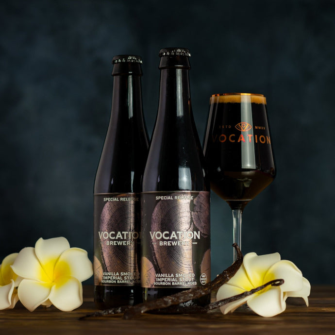 Vanilla Smoked Imperial Stout - Bourbon Barrel Aged | 11.1% 330ml Bottle - Vocation Brewery