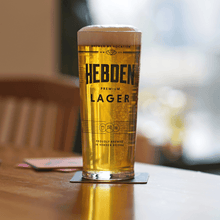 Load image into Gallery viewer, Vocation Hebden Lager Pint Glass - Vocation Brewery
